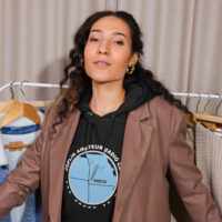 Unisex eco raglan hoodie - Image 2