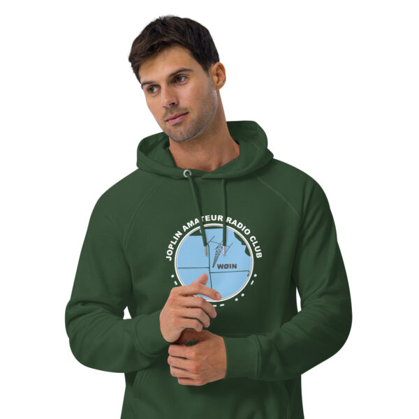 Unisex eco raglan hoodie - Image 13