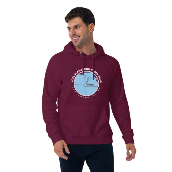 Unisex eco raglan hoodie - Image 6