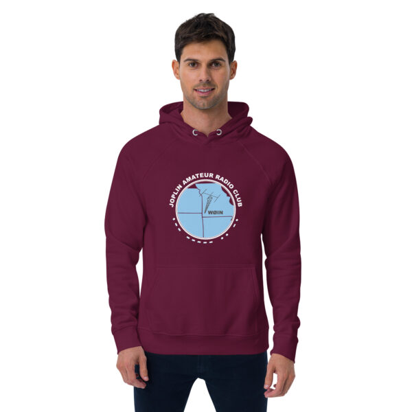 Unisex eco raglan hoodie - Image 5