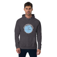 Unisex eco raglan hoodie - Image 8